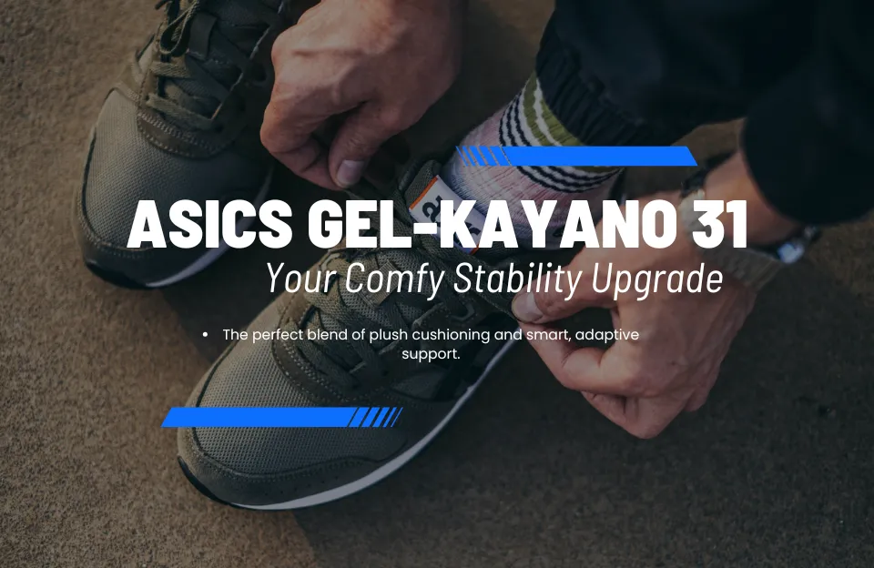 ASICS GEL-Kayano 31: Your Comfy Stability Upgrade for 2025 The ASICS GEL-Kayano 31 stability running shoe, a comfortable upgrade for 2025